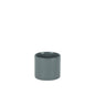 Hortus Sofia Glossy Grey Ceramic Pot (7cm)
