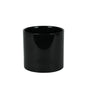 Hortus Glossy Black Ceramic Pot (13cm)