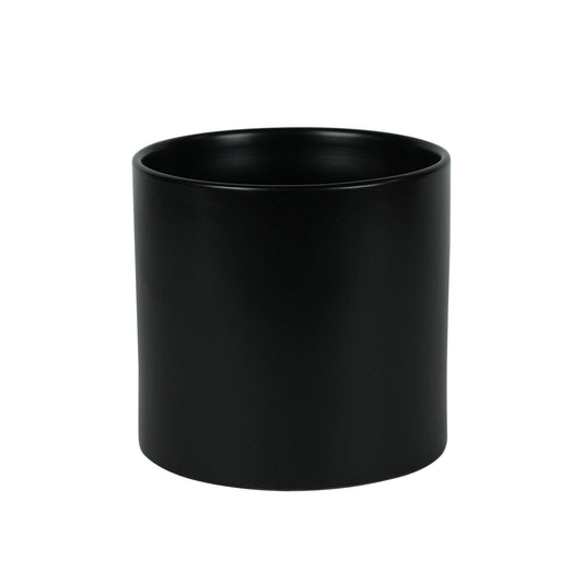 Hortus Sofia Matt Black Ceramic Pot (16cm)