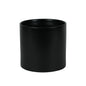 Hortus Sofia Matt Black Ceramic Pot (16cm)