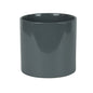 Glossy Grey Hortus Sofia Pot (17x17.5cm)