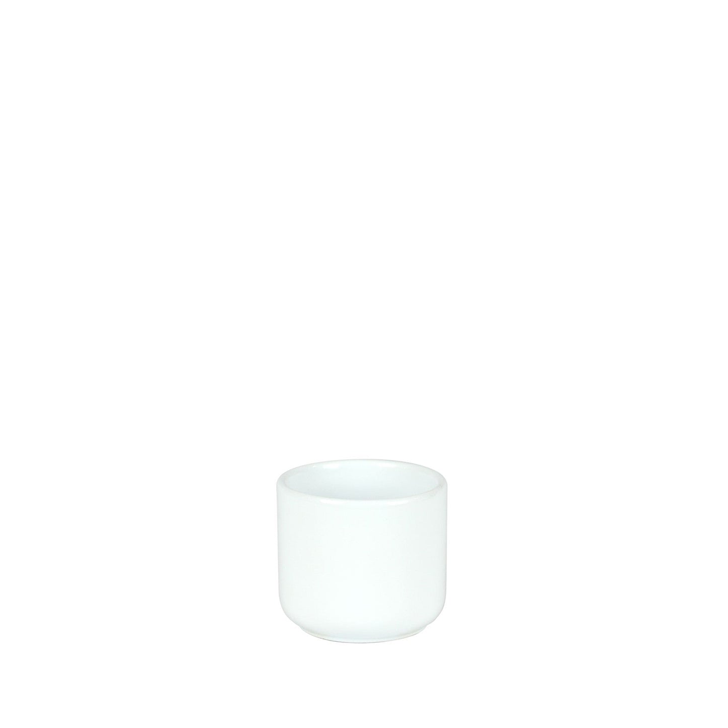 Hortus Havana Glossy White Havana Ceramic Pot (7cm)