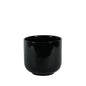 Hortus Havana Glossy Black Ceramic Pot (16cm)