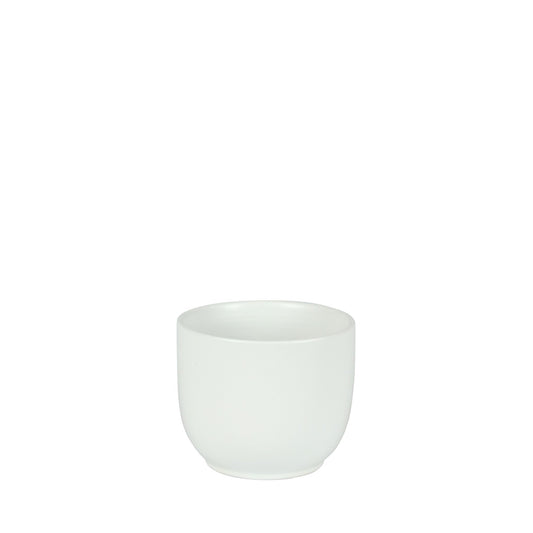 Matt White Hortus Cairo Pot (12x10cm)