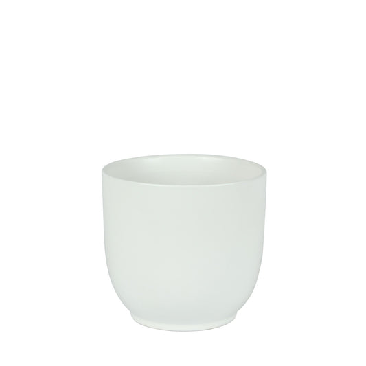 Matt White Hortus Cairo Pot (15.5x15cm)