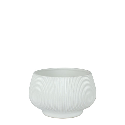 Glossy White Hortus Belgrade Bowl (24x18cm)