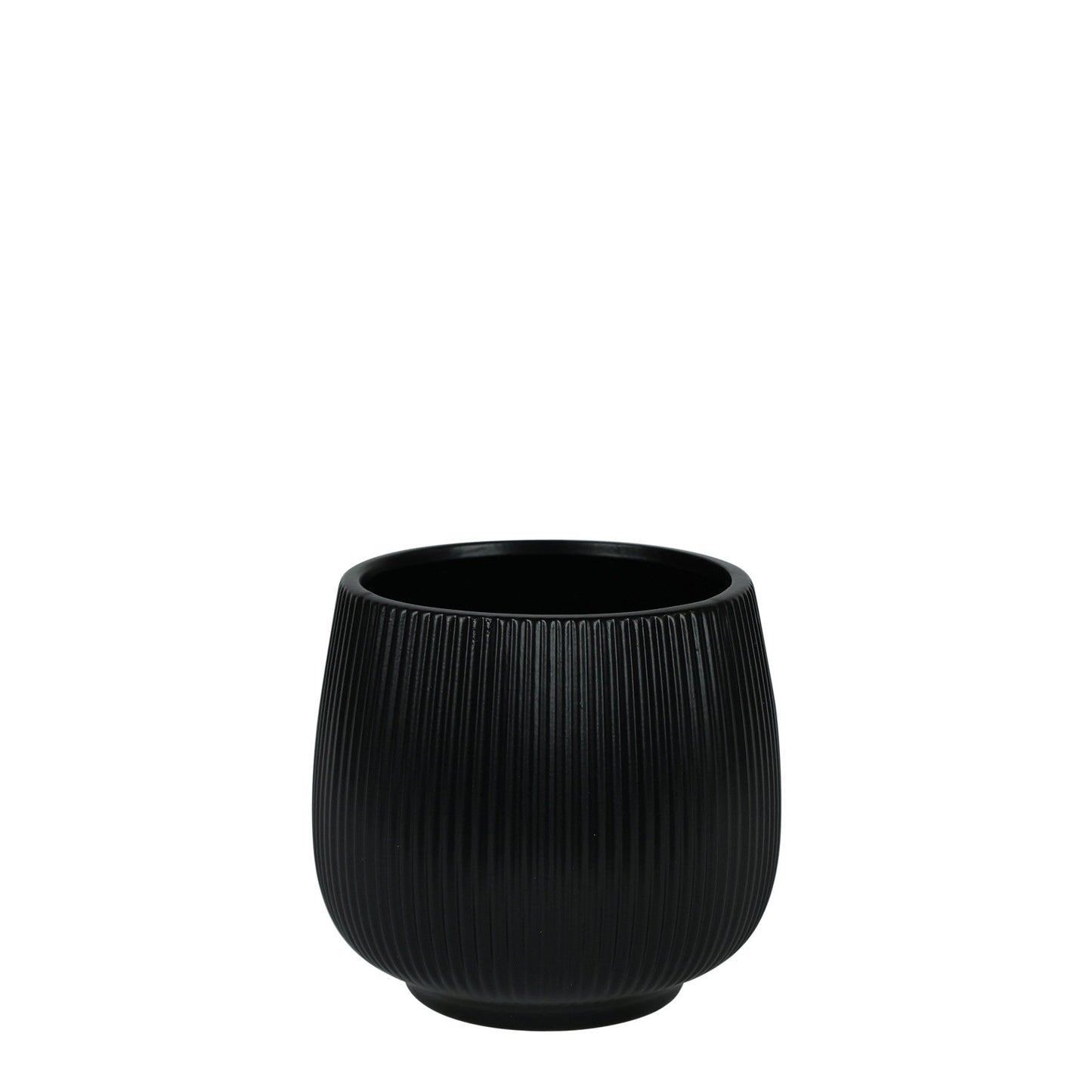 Matt Black Hortus Lisbon Pot (12.5x13cm)