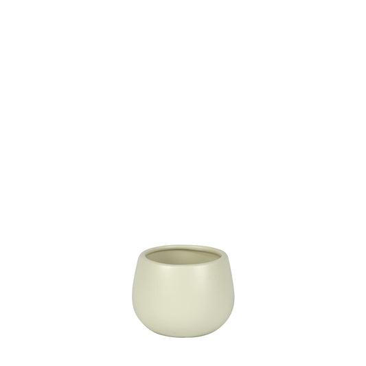 Matt Cream Hortus London Pot (8.5x8cm)