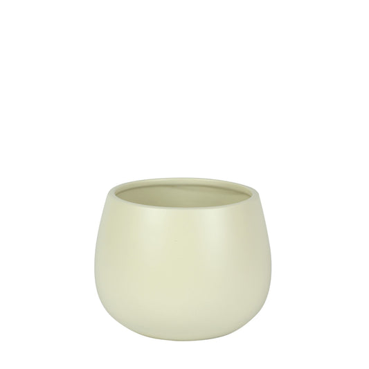 Matt Cream Hortus London Pot (14.5x14cm)