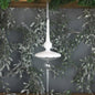 White Glass Pianillo Finial (37cm)