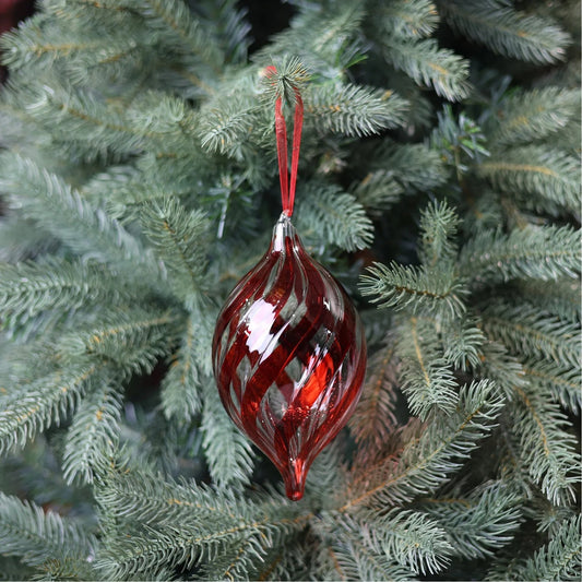Red Glass Amaroso Finial (19cm)
