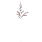 Glittered artificial pink berry spray stem for home decor arrangements