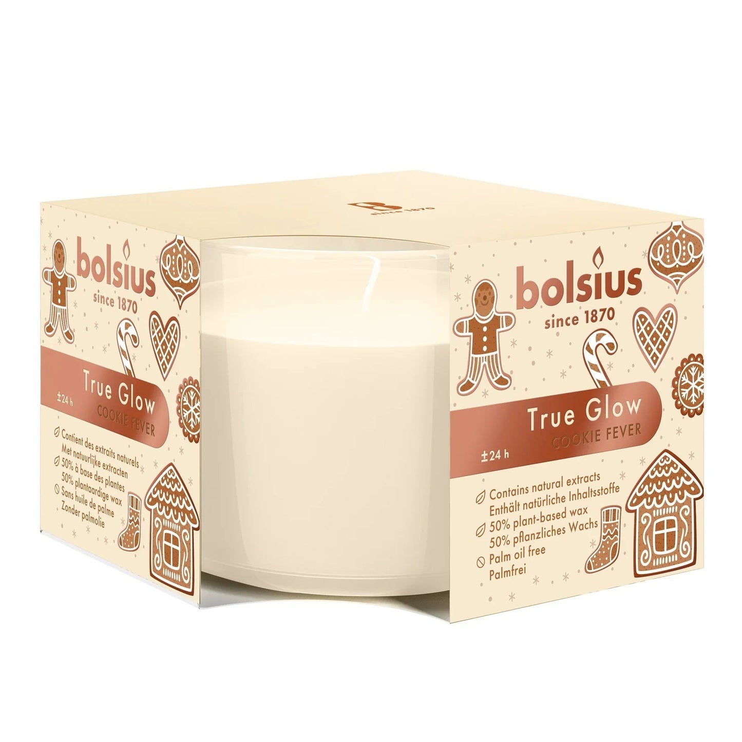 Cookie Fever Glass Scented Candle