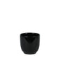 Glossy Black Hortus Cairo Pot (12x10cm)