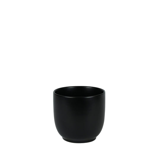 Matt Black Hortus Cairo Pot (12x10cm)