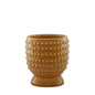 Yellow Hortus Hobart Footed Pot (13x14cm)