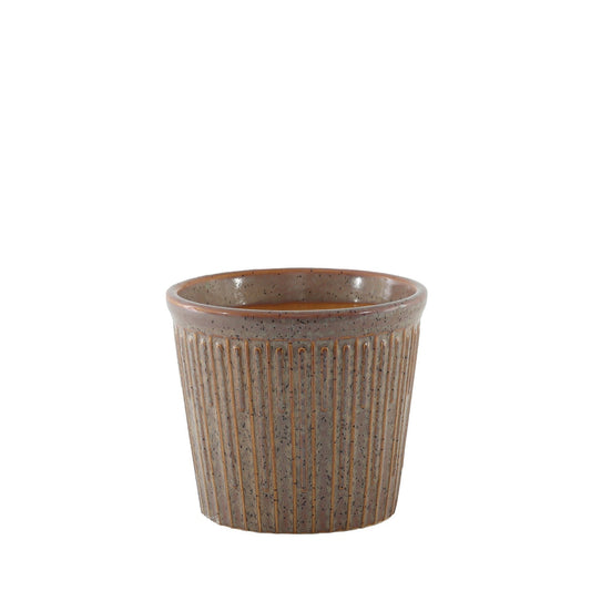 Brown Hortus Linea Pot (11.5 x 10.5cm)