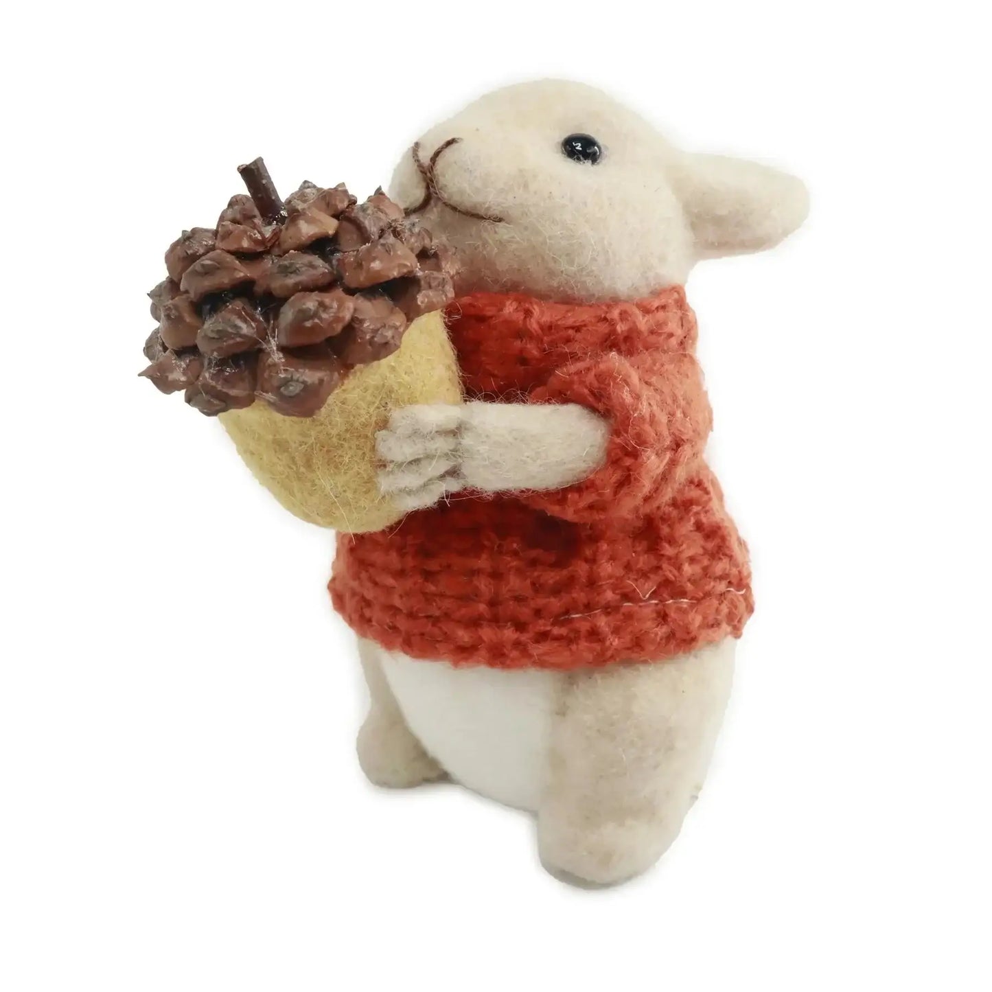 Orange Jumper Animal Ornament (11cm)