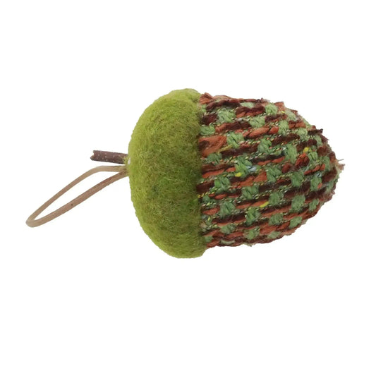 Patterned Acorn Ornament (9cm)