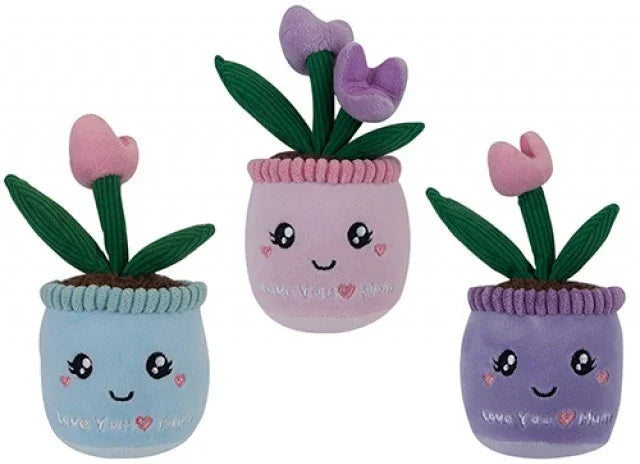 Assorted Softlings Pot Plant Mum Mix (18cm)