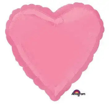 Pink heart-shaped foil balloon, perfect for gifts, birthdays, parties, and home décor.