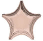 Rose gold star foil balloon for party decoration or celebration events
