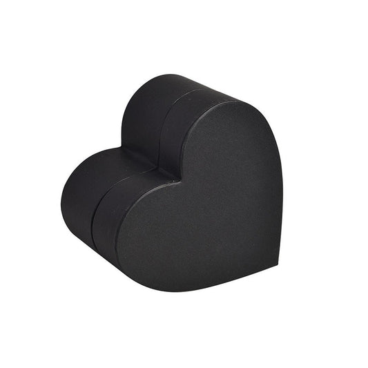 Heart Shaped Gift Box Black Small