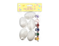 Polystyrene Eggs &amp; Paint Set