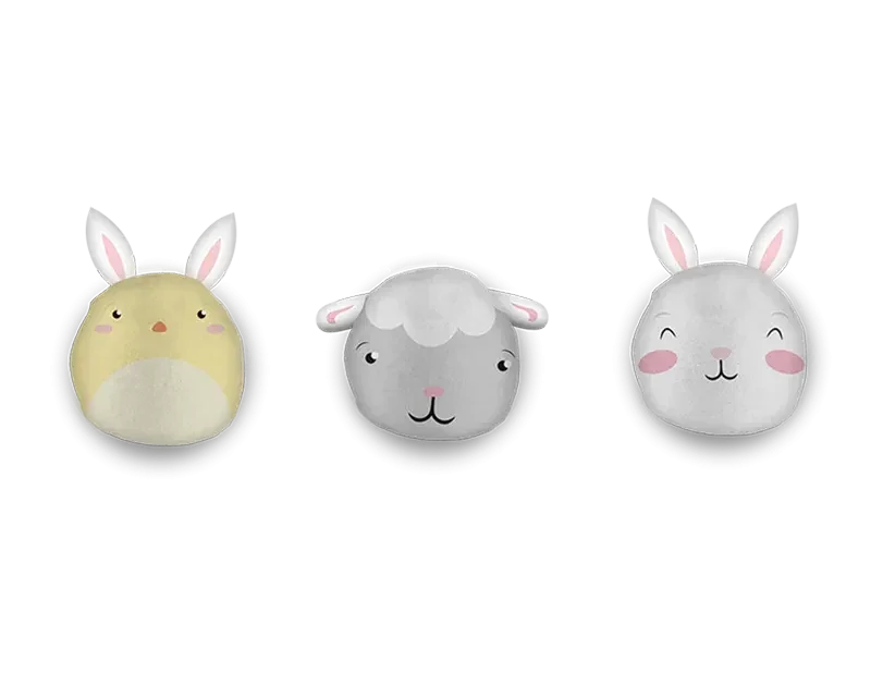 Easter Plush Glitter Squishies