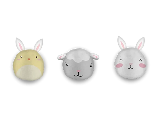 Easter Plush Glitter Squishies