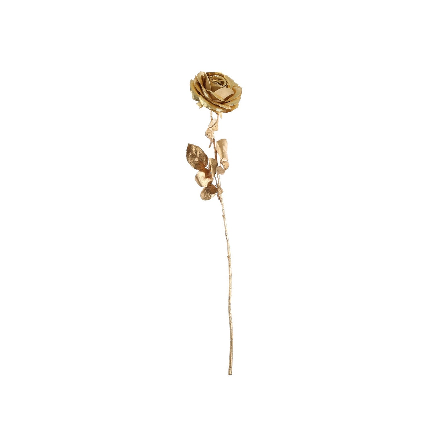 Discover the Gold Metallic Rose (66cm) at Bristow Direct