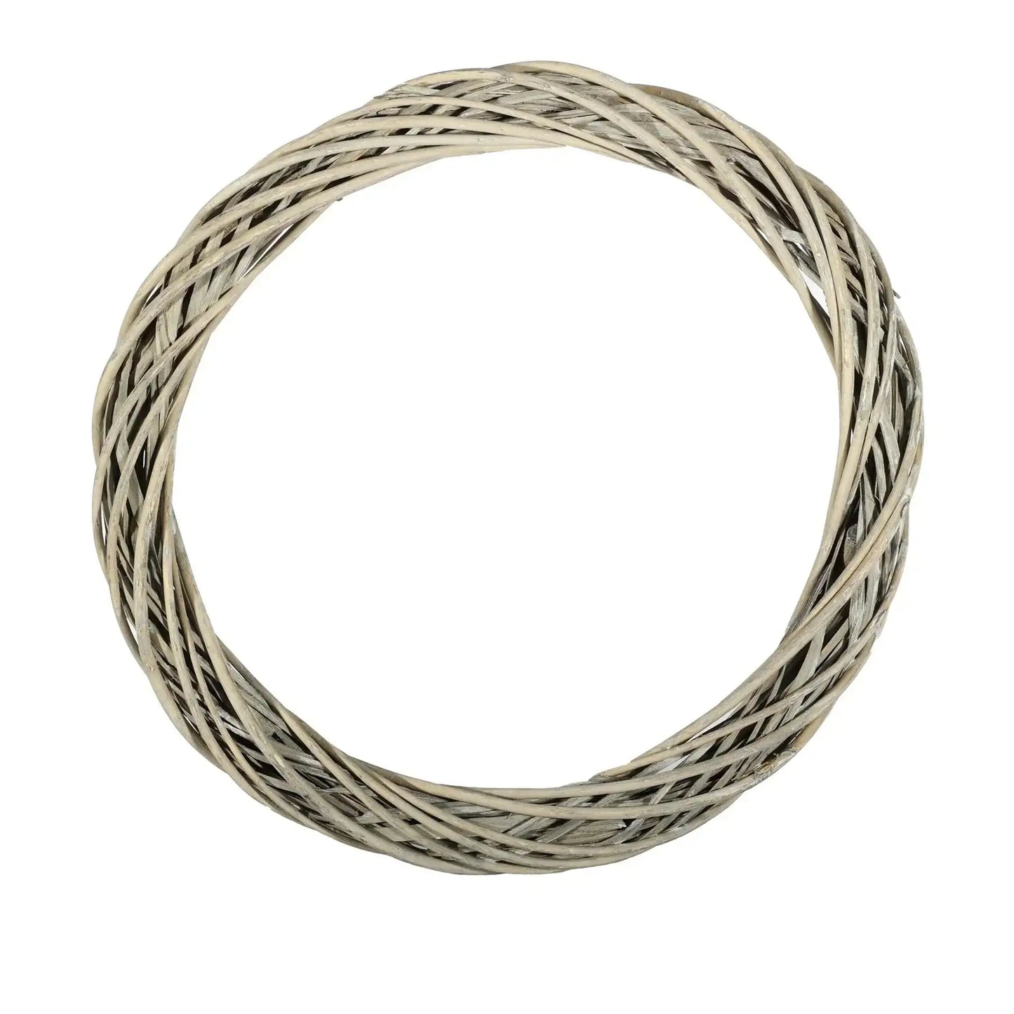 Grey Unpeeled Willow Ring with White Wash (50cm)
