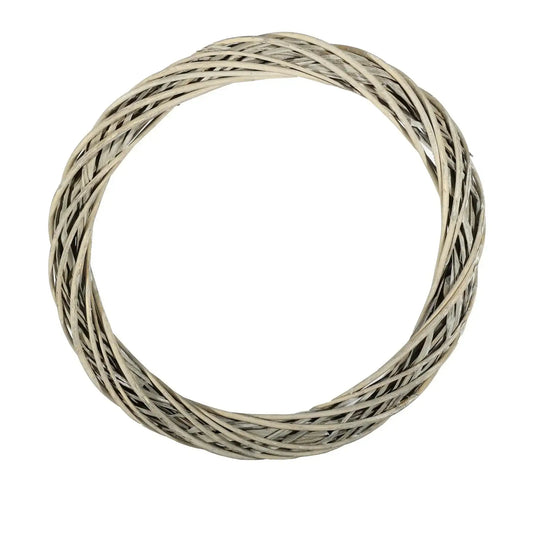 Grey Unpeeled Willow Ring with White Wash (50cm)