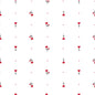 Flower Hearts Red Film (100mx80cm)