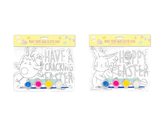 Easter Paint Your Own Card Sign