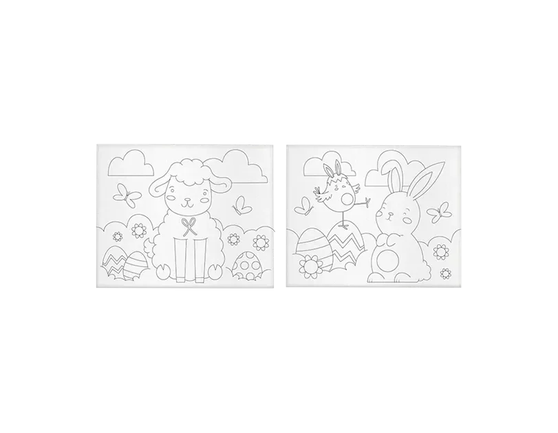 Assorted Easter Colour Your Own Canvas