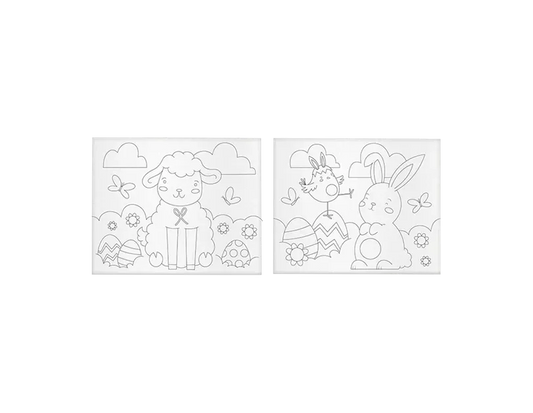 Assorted Easter Colour Your Own Canvas