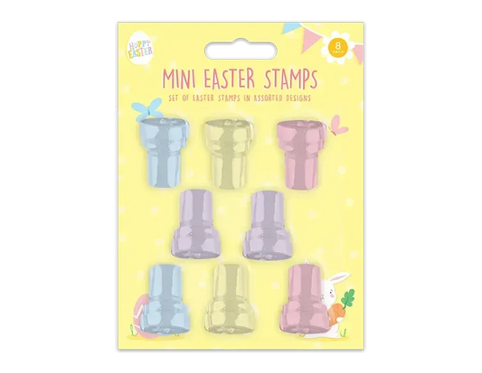 Pack of 8 Mini Easter Stamps
