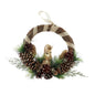 Half Wreath with Cones and Squirrel (36cm)