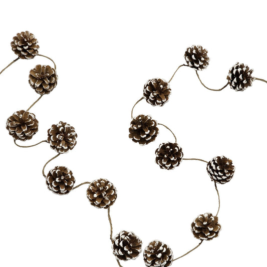 Snow Tipped Pine Cone Garland (200cm)