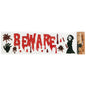 Beware Gel Window Stickers