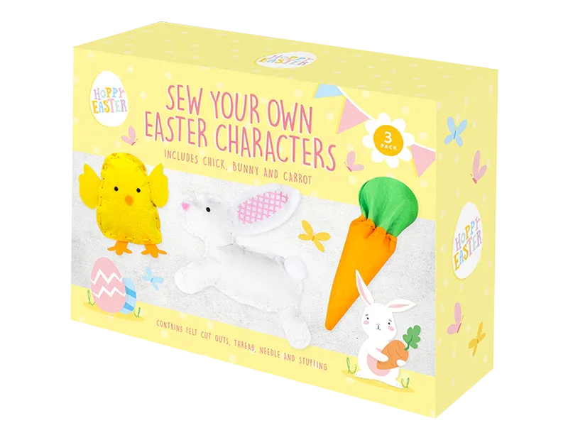 Pack of 3 Sew Your Own Easter Characters