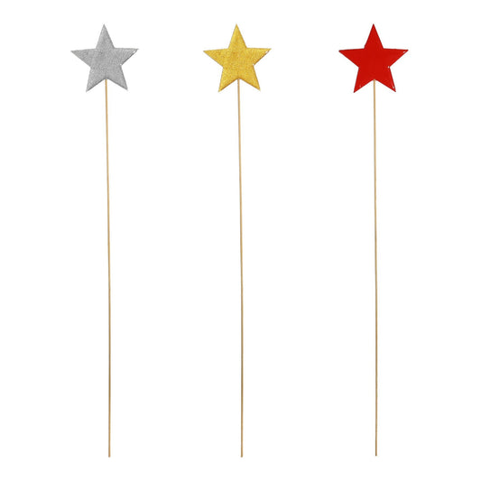 Wooden Star Clear Glaze (50cm)