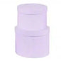 Set of 2 Hat Boxes - Lilac