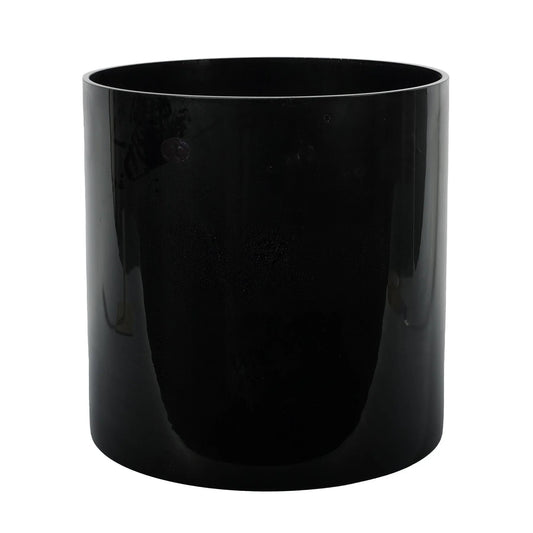 Cylinder Vase - Black Gloss - H25x25cm