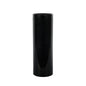 Black Gloss Cylinder Glass Vase (30cm H x 10cm W)