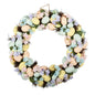 Easter Egg Wreath with Pastel Spring Flowers (43cm)