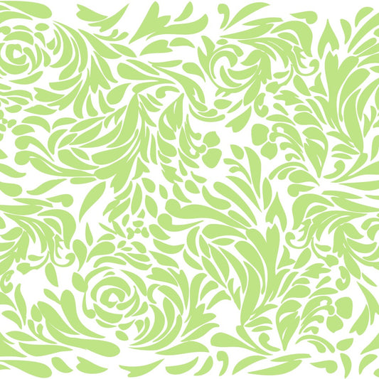 Green Tempestuous Rose Frosted Cello Film (80cm x 50m)