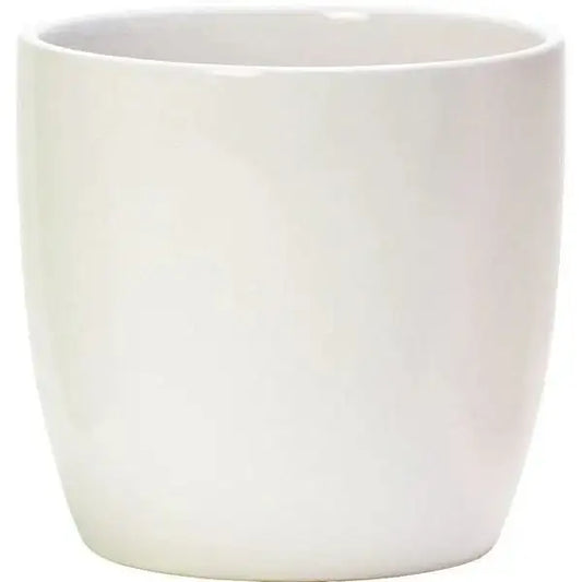 Swan White Ceramic Oxford Plant Pot  (Pack of 4)