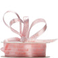 Light pink ribbon spool with 'It's a Girl' text, ideal for baby shower gift wrapping.